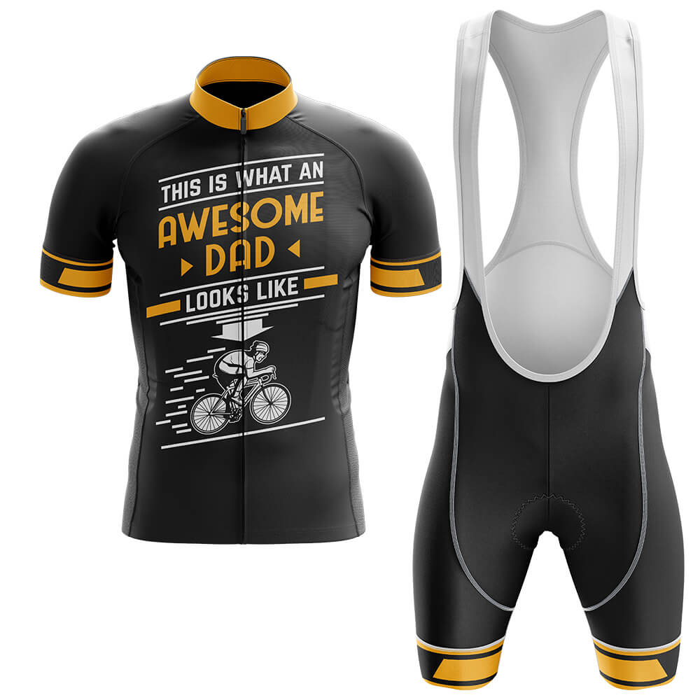 Awesome Dad - Men's Cycling Kit-Full Set-Global Cycling Gear