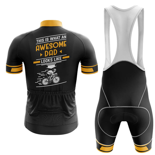 Awesome Dad - Men's Cycling Kit-Full Set-Global Cycling Gear