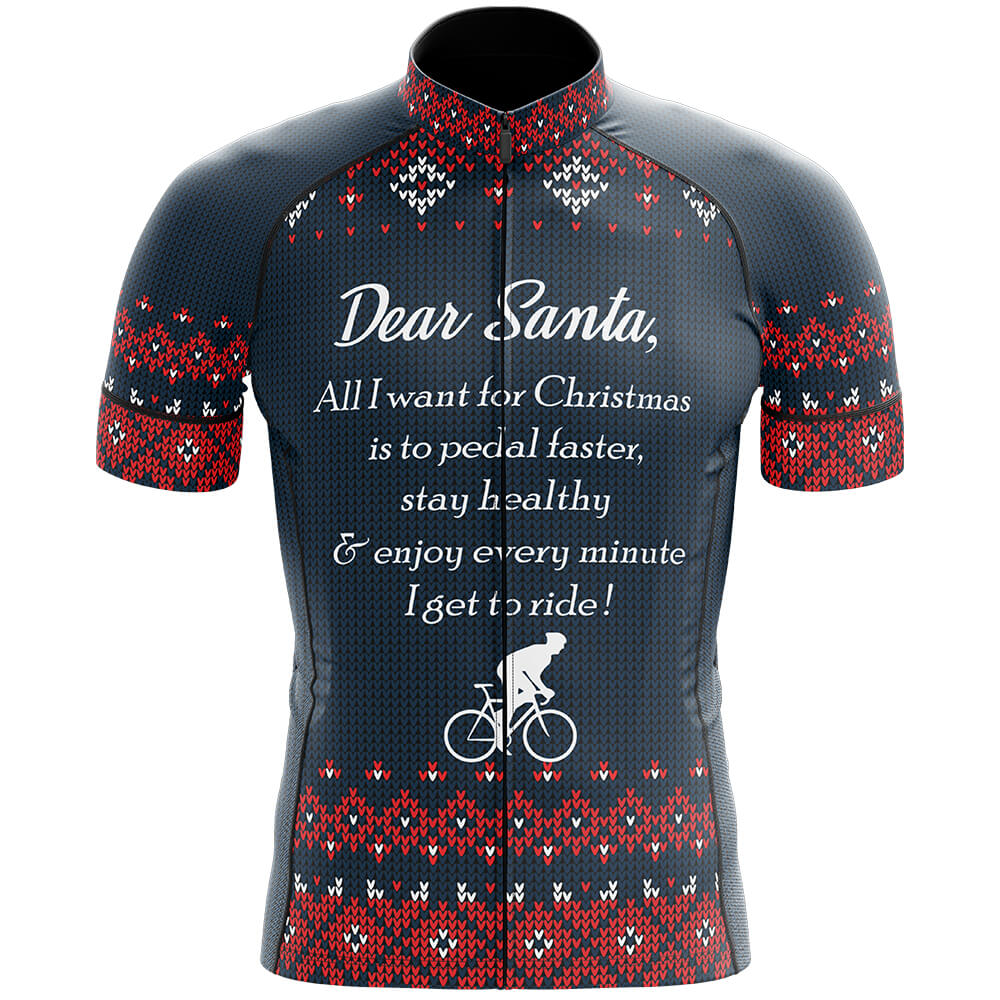 A letter to Santa - Men's Cycling Kit-Jersey Only-Global Cycling Gear