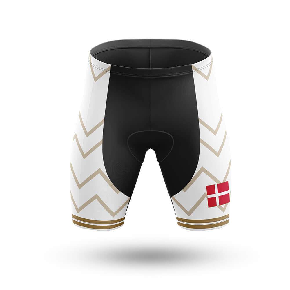 Denmark - Women V17 - White - Cycling Kit-Shorts Only-Global Cycling Gear