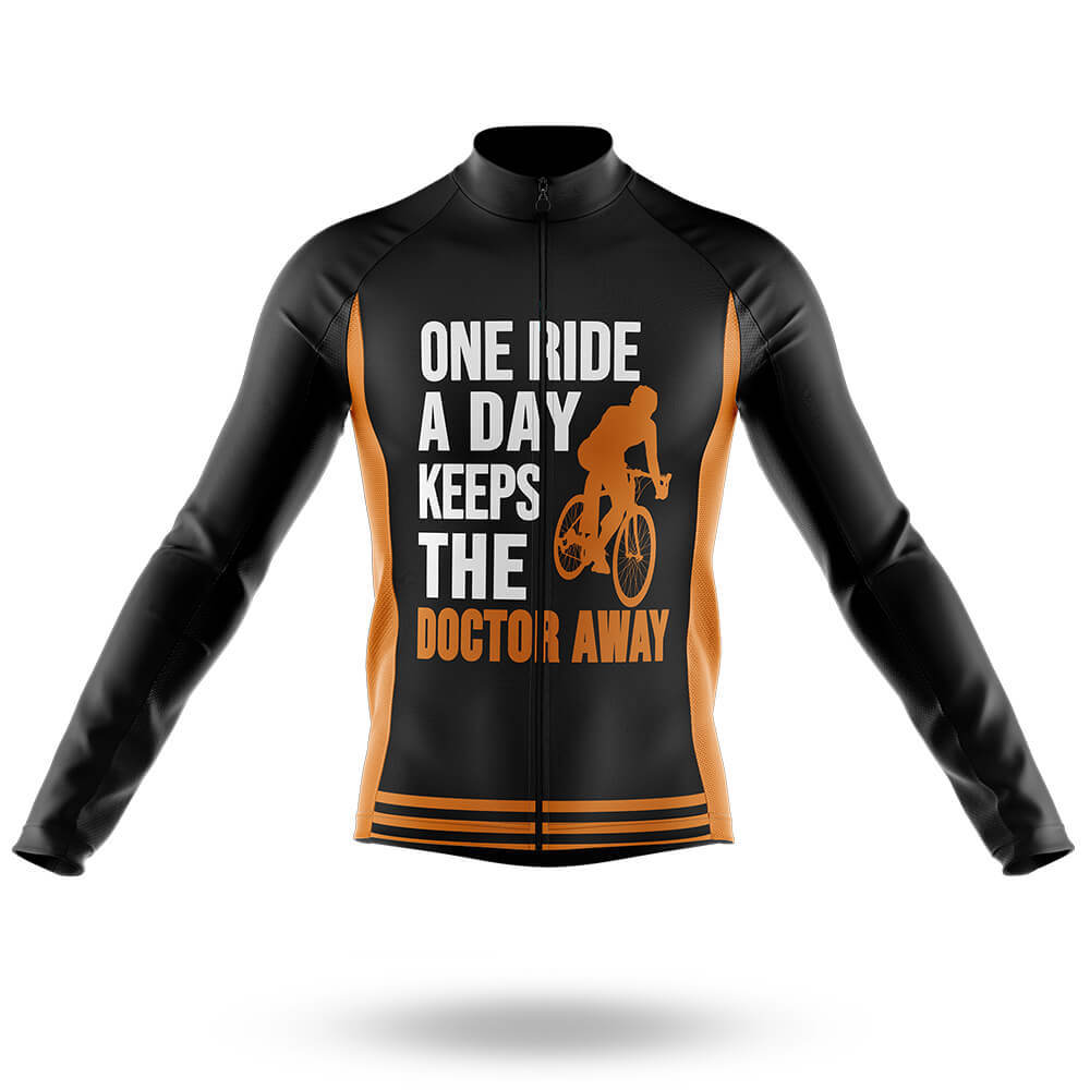 A Ride A Day - Men's Cycling Kit-Long Sleeve Jersey-Global Cycling Gear