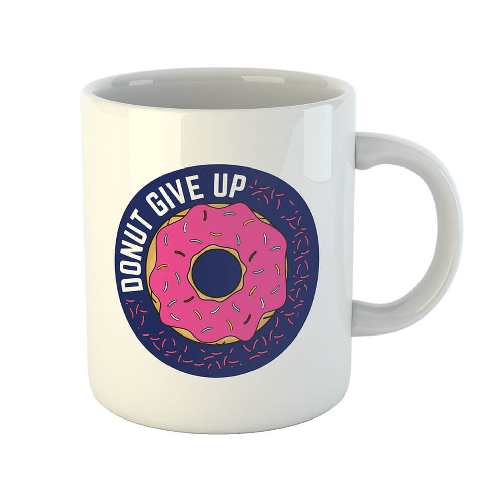 Donut Give Up Mug-Global Cycling Gear
