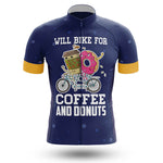 Bike For Coffee And Donuts - Men's Cycling Kit-Jersey Only-Global Cycling Gear