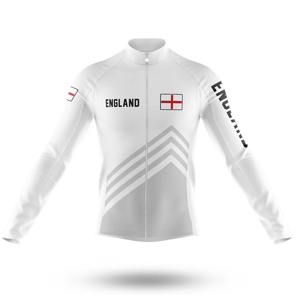 England S5 - Men's Cycling Kit-Long Sleeve Jersey-Global Cycling Gear