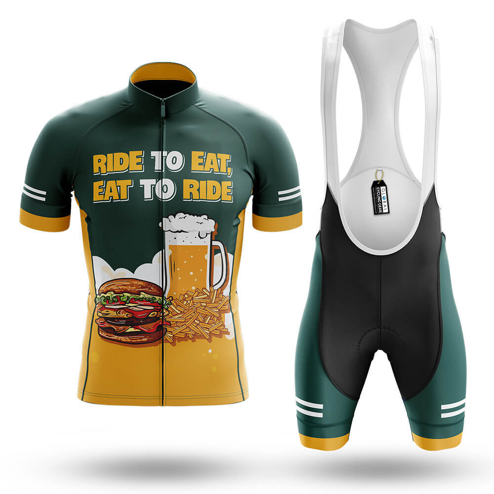 Ride To Eat - Men's Cycling Kit-Full Set-Global Cycling Gear
