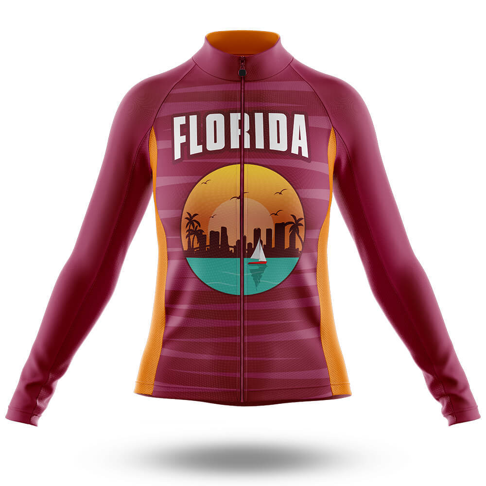 Florida V8 - Women - Cycling Kit-Long Sleeve Jersey-Global Cycling Gear