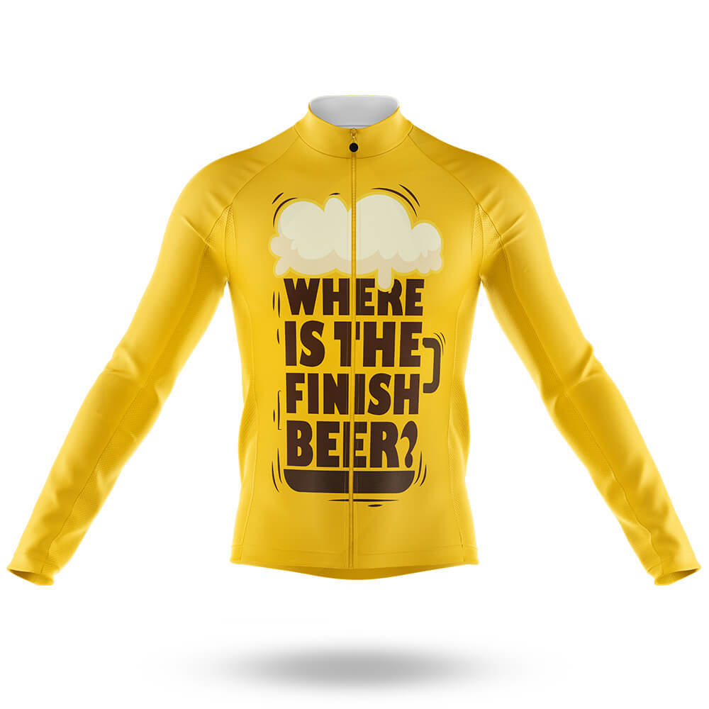 Finish Beer - Men's Cycling Kit-Long Sleeve Jersey-Global Cycling Gear