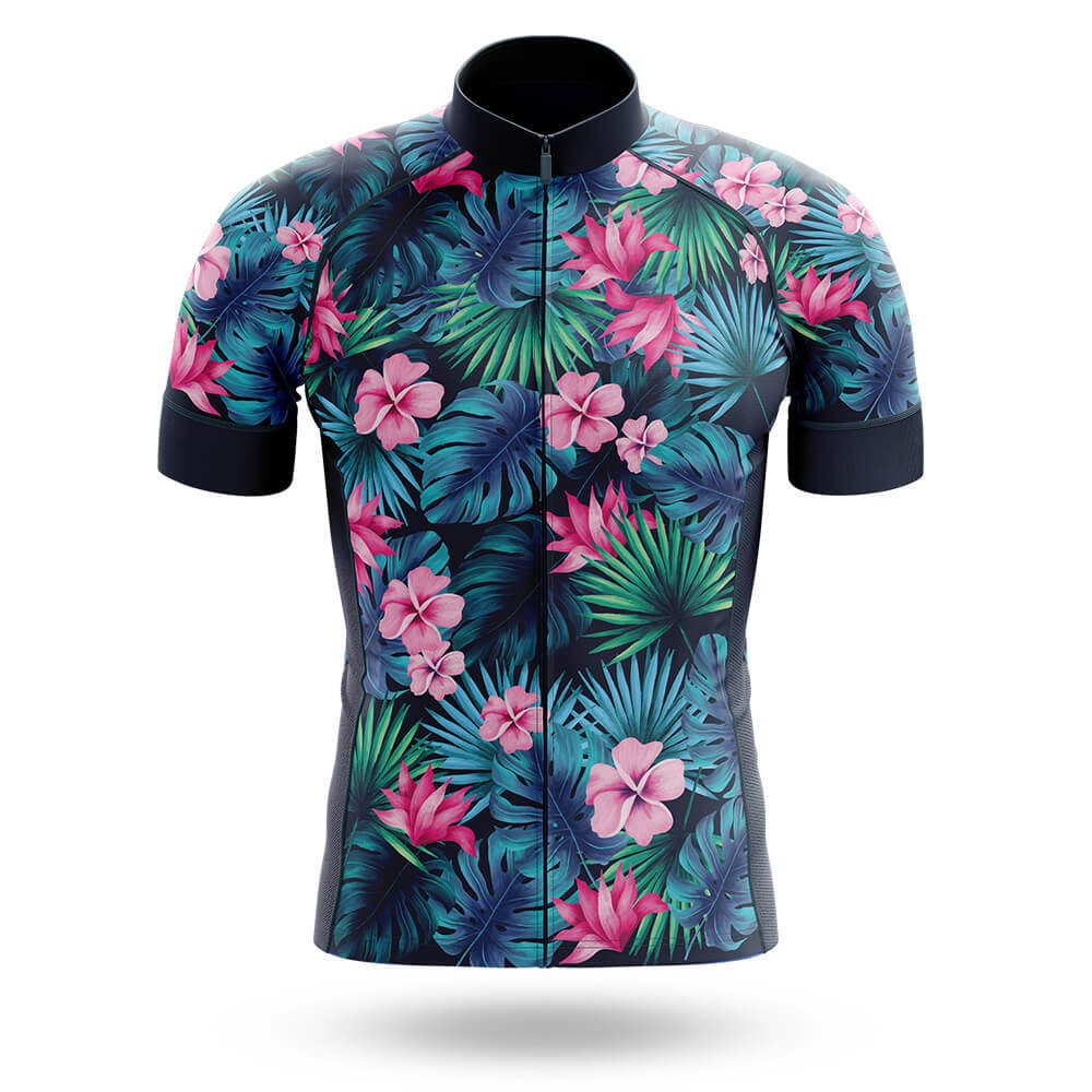 Flower Hawaiian - Men's Cycling Kit-Jersey Only-Global Cycling Gear