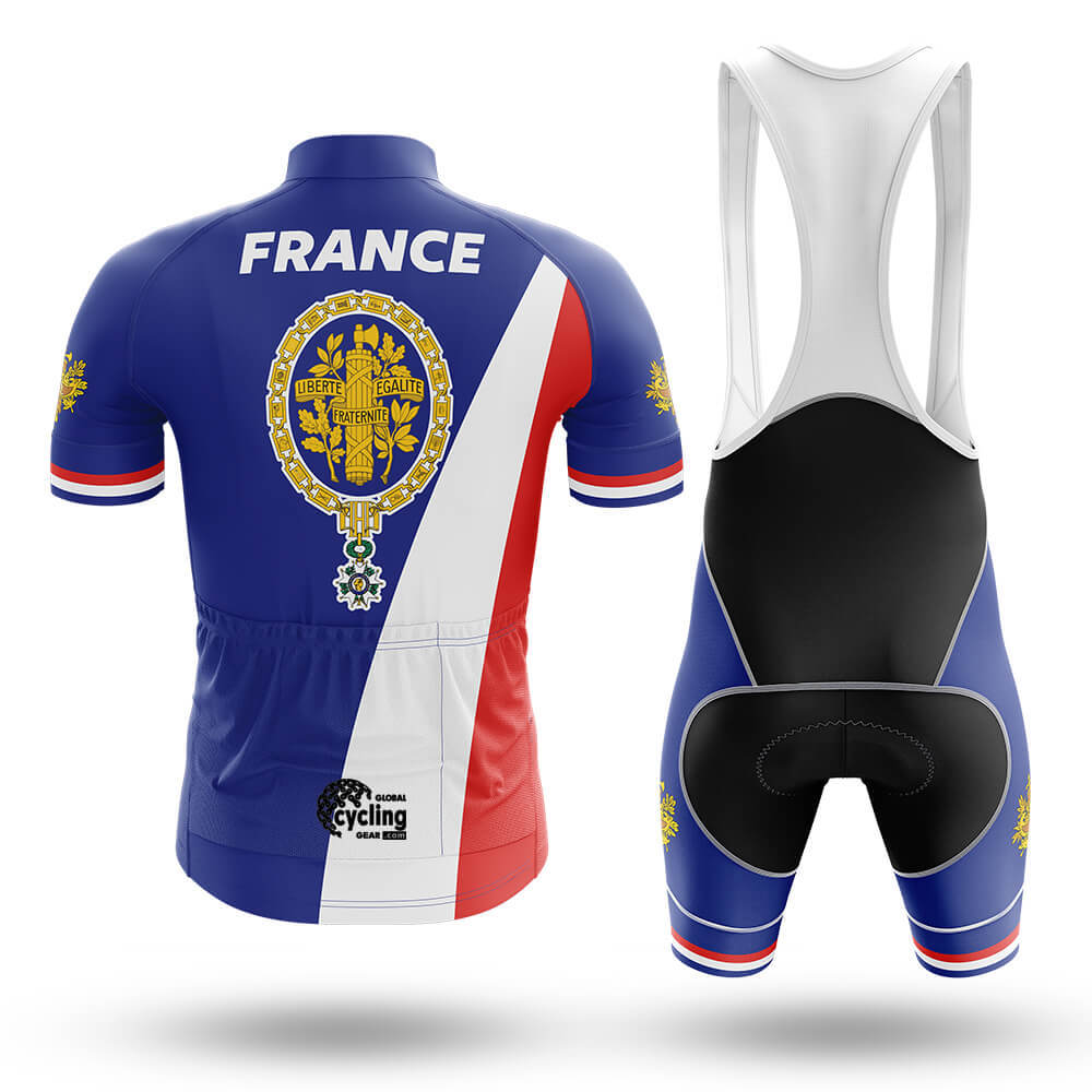 France V3 - Men's Cycling Kit-Full Set-Global Cycling Gear