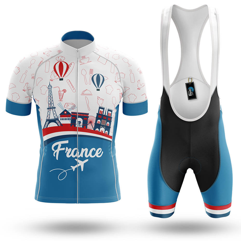 France V4 - Men's Cycling Kit-Full Set-Global Cycling Gear