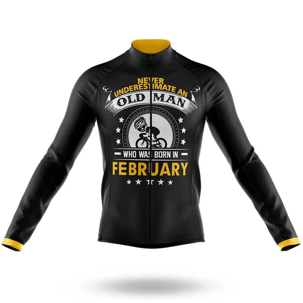 February - Men's Cycling Kit-Long Sleeve Jersey-Global Cycling Gear