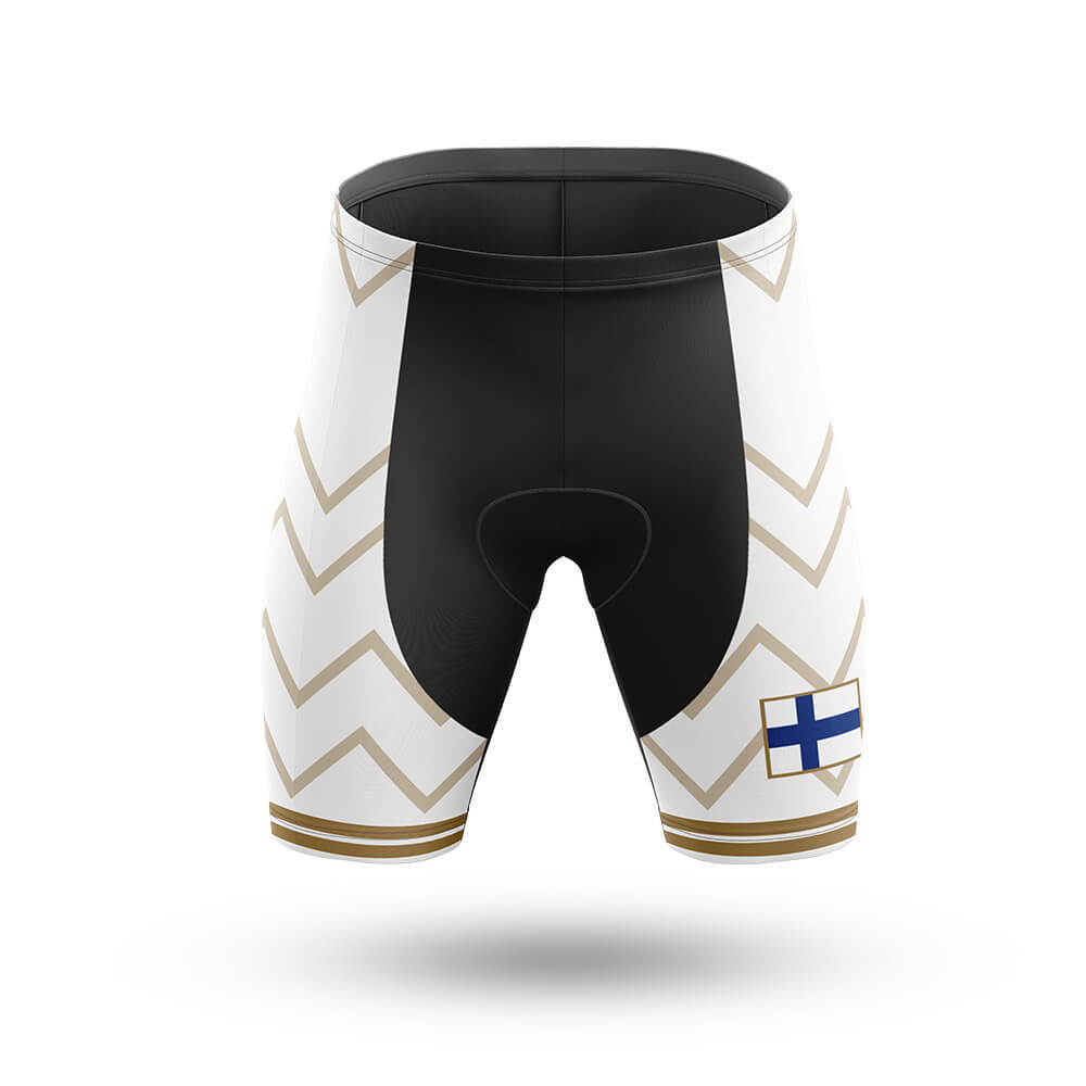 Finland - Women V17 - White - Cycling Kit-Shorts Only-Global Cycling Gear