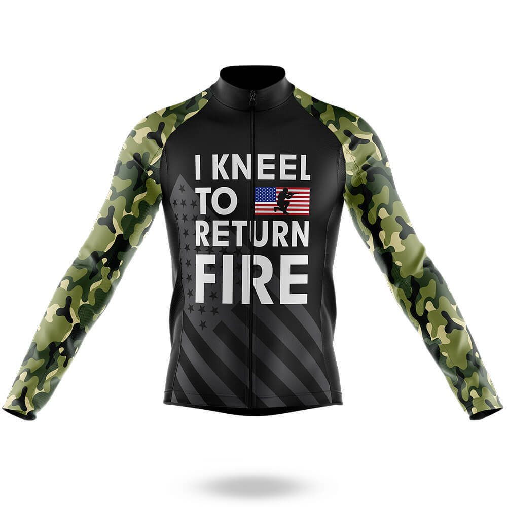Fire - Men's Cycling Kit-Long Sleeve Jersey-Global Cycling Gear