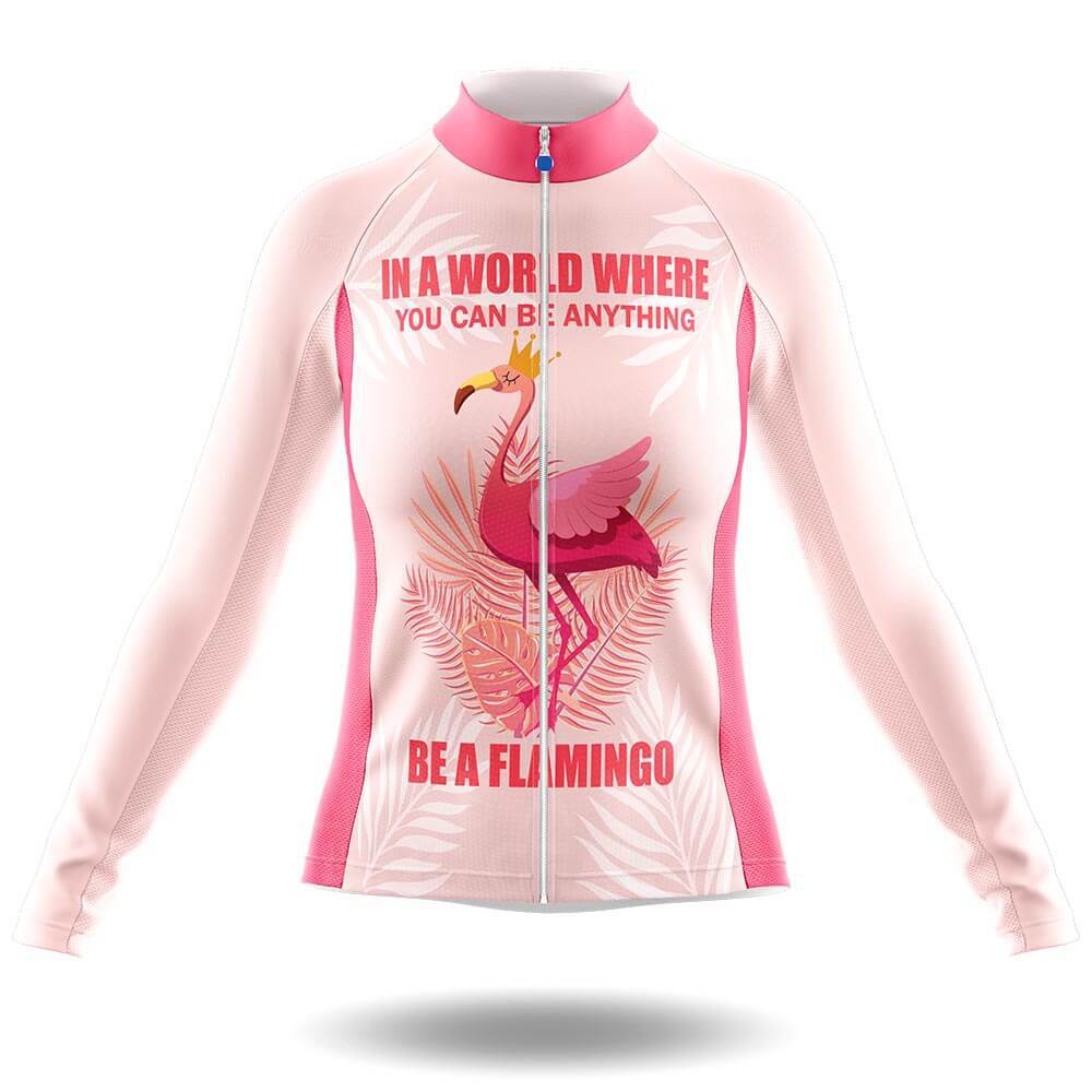 Be A Flamingo - Cycling Kit-Long Sleeve Jersey-Global Cycling Gear