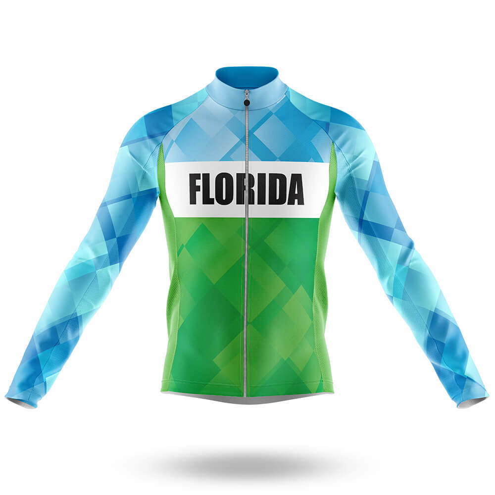 Florida S3 - Men's Cycling Kit-Long Sleeve Jersey-Global Cycling Gear