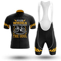 Two Wheels Move The Soul - Men's Cycling Kit-Full Set-Global Cycling Gear