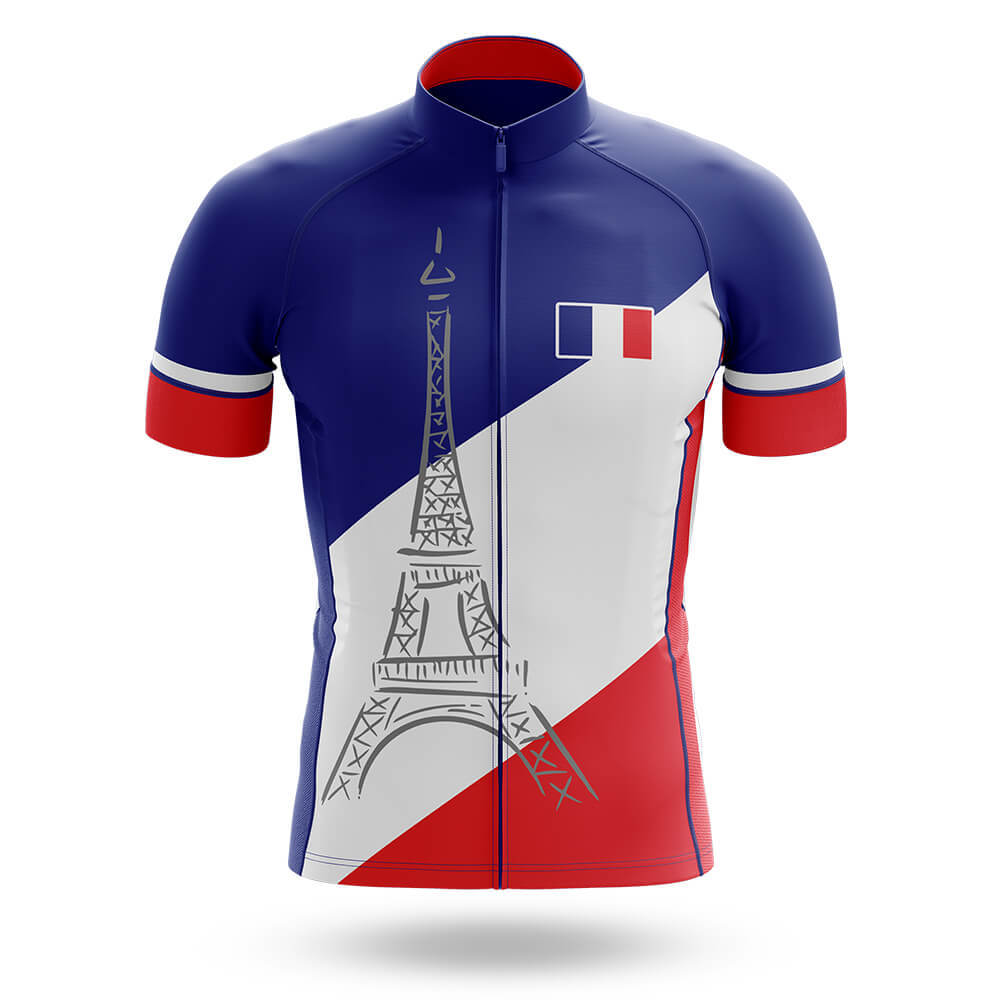 France Men's Cycling Kit-Jersey Only-Global Cycling Gear