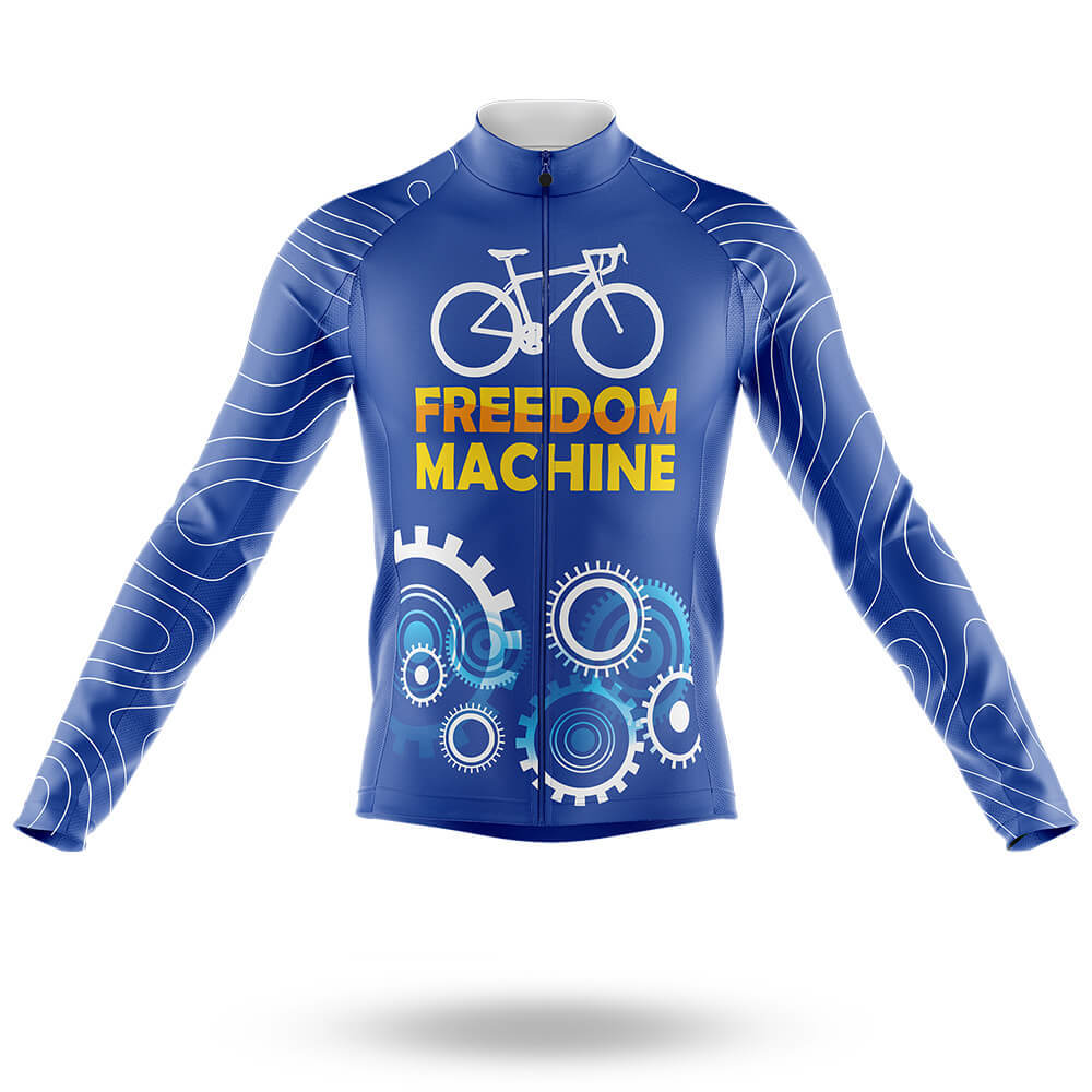 Freedom Machine - Men's Cycling Kit-Long Sleeve Jersey-Global Cycling Gear