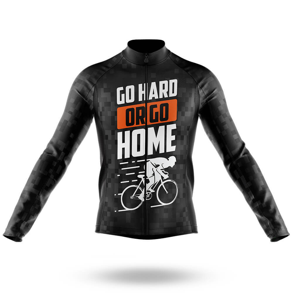 Go Hard Or Go Home - Men's Cycling Kit-Long Sleeve Jersey-Global Cycling Gear