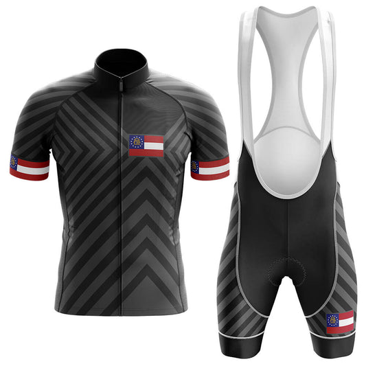 Georgia V13 - Black - Men's Cycling Kit-Full Set-Global Cycling Gear