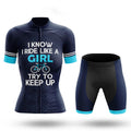 Like A Girl - Women's Cycling Kit-Full Set-Global Cycling Gear