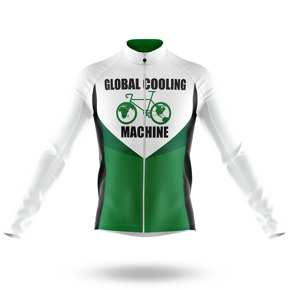 Global Cooling Machine - Men's Cycling Kit-Long Sleeve Jersey-Global Cycling Gear