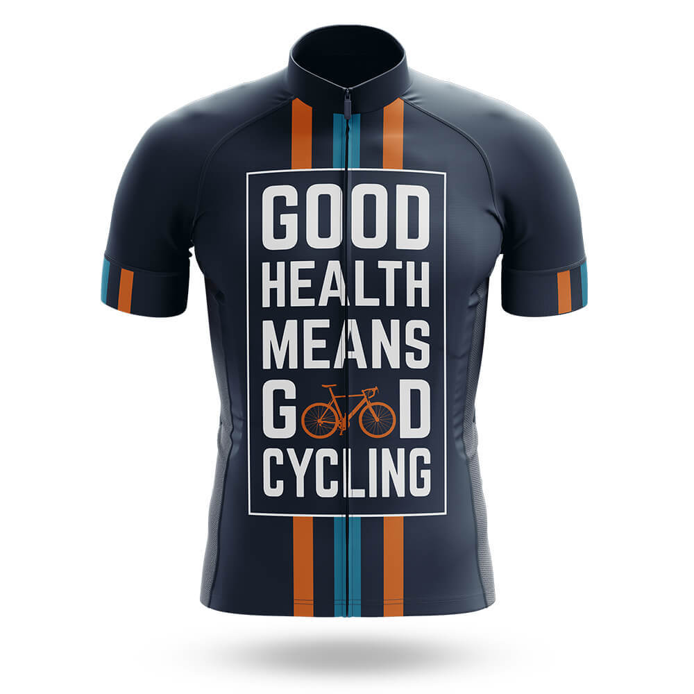 Good Health Good Cycling - Men's Cycling Kit-Jersey Only-Global Cycling Gear