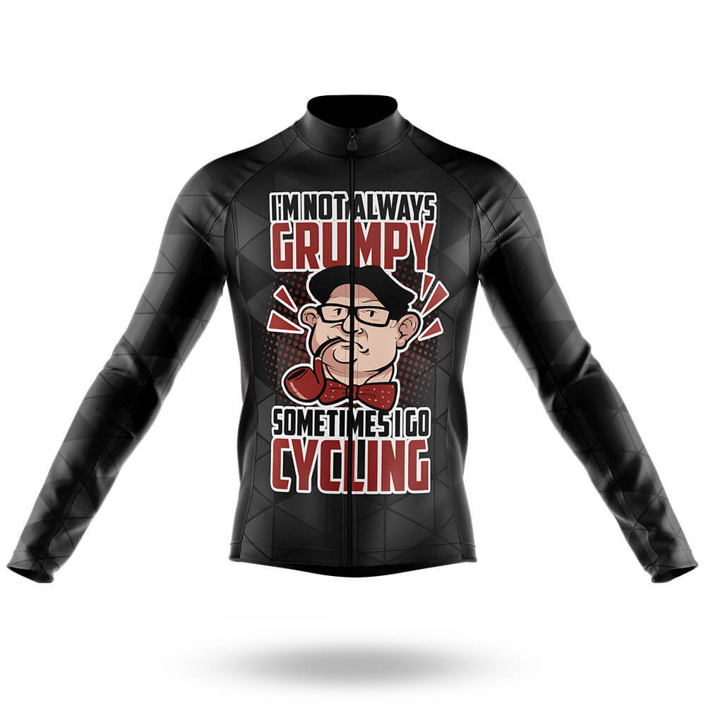 I'm Not Always Grumpy - Men's Cycling Kit-Long Sleeve Jersey-Global Cycling Gear