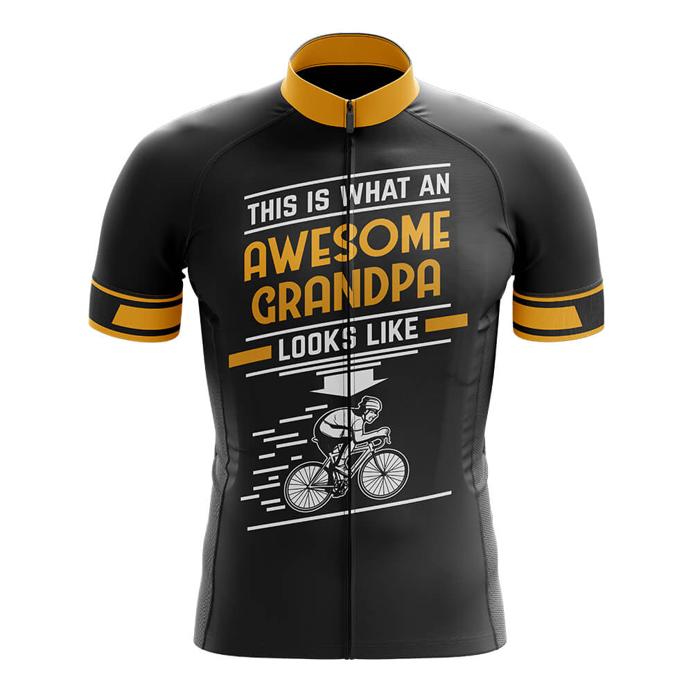 Awesome Grandpa - Men's Cycling Kit-Jersey Only-Global Cycling Gear