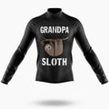 Grandpa Sloth - Men's Cycling Kit-Long Sleeve Jersey-Global Cycling Gear