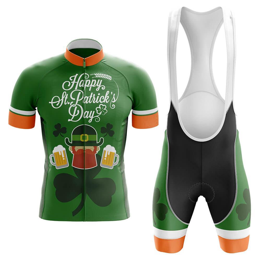 Happy St. Patrick's Day - Men's Cycling Kit-Full Set-Global Cycling Gear