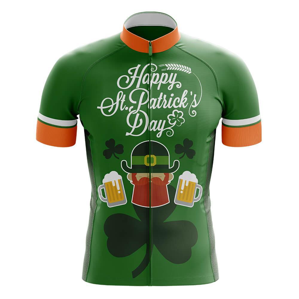 Happy St. Patrick's Day - Men's Cycling Kit-Jersey Only-Global Cycling Gear