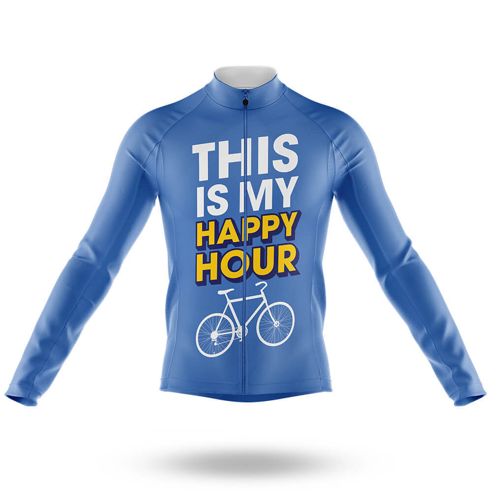 Happy Hour V2 - Men's Cycling Kit-Long Sleeve Jersey-Global Cycling Gear