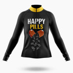 Happy Pills - Women's Cycling Kit-Long Sleeve Jersey-Global Cycling Gear