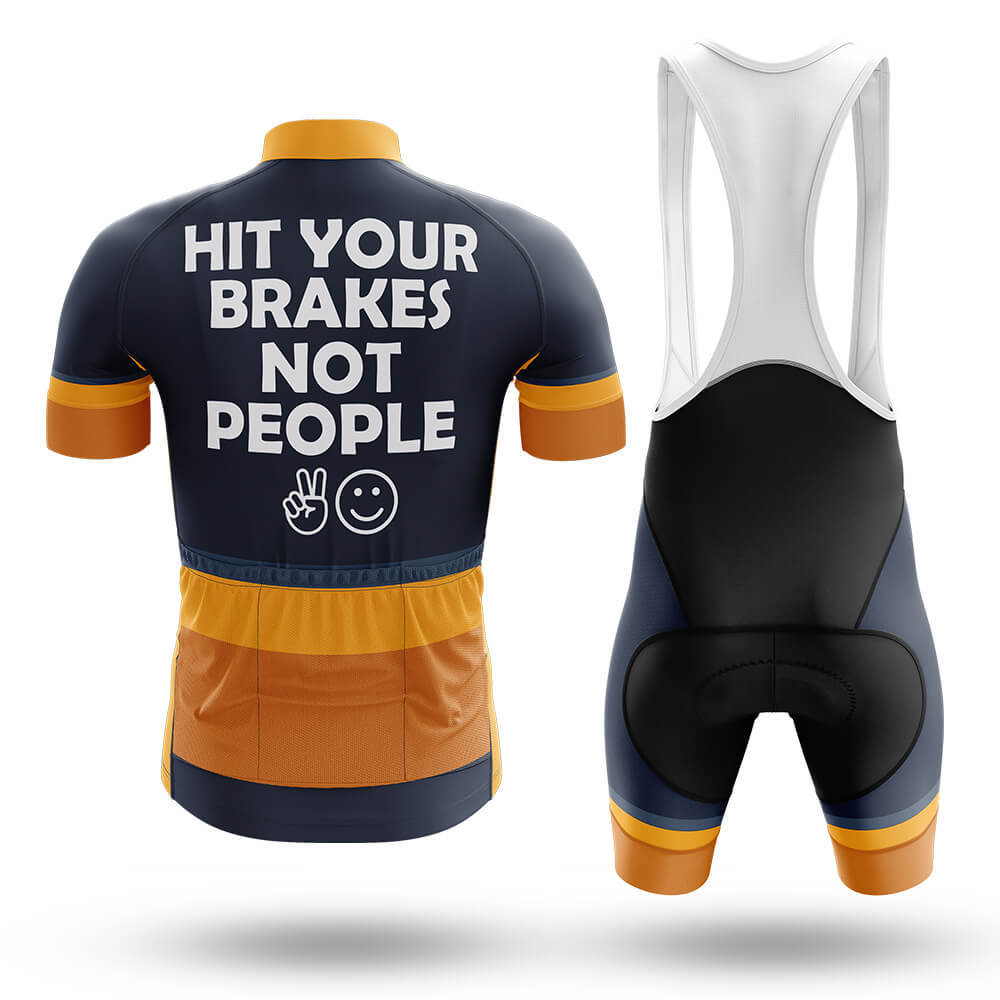 Hit Your Brakes - Men's Cycling Kit-Full Set-Global Cycling Gear