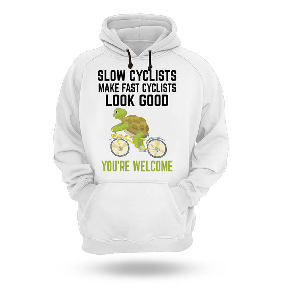 Slow Cyclist - Hoodie-S-Global Cycling Gear