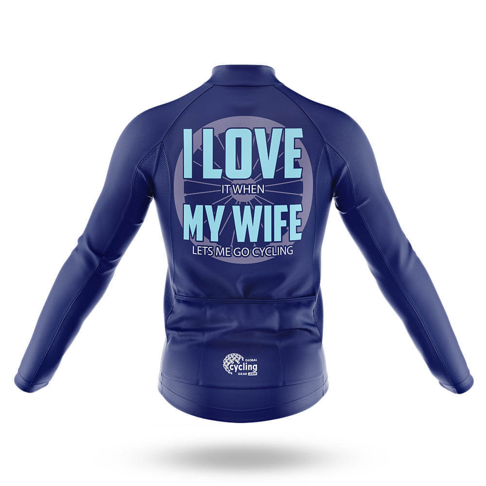 I Love My Wife V7 - Men's Cycling Kit-Full Set-Global Cycling Gear