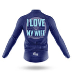 I Love My Wife V7 - Men's Cycling Kit-Full Set-Global Cycling Gear