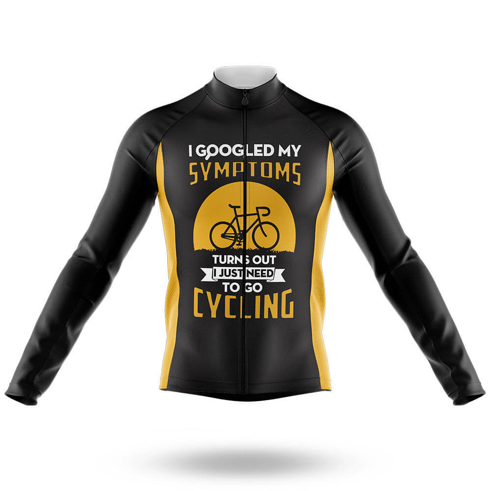 Cycling Symptoms - Men's Cycling Kit-Long Sleeve Jersey-Global Cycling Gear