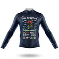 I'm Retired V2 - Men's Cycling Kit-Long Sleeve Jersey-Global Cycling Gear