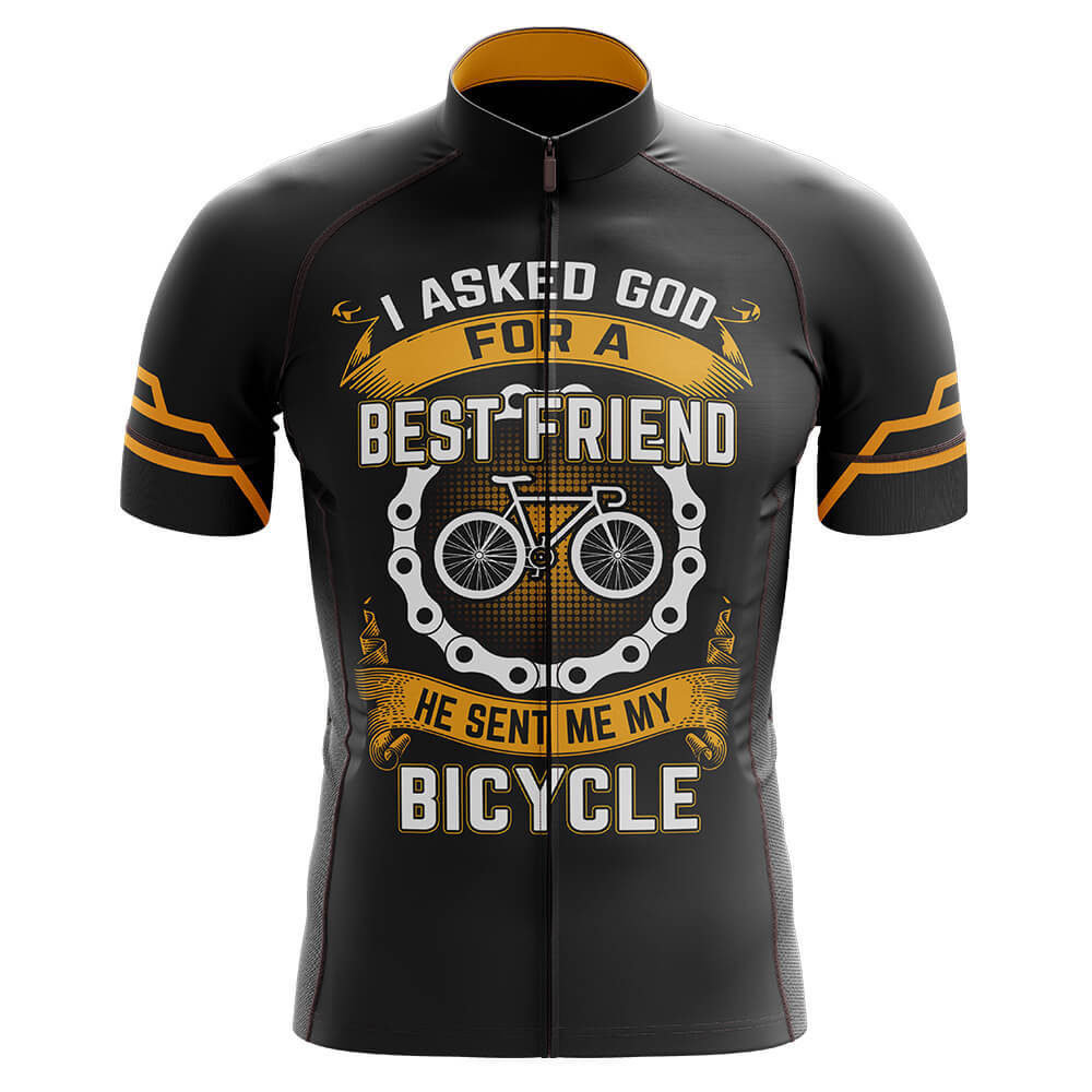 God Sent Me A Bicycle - Men's Cycling Kit-Jersey Only-Global Cycling Gear