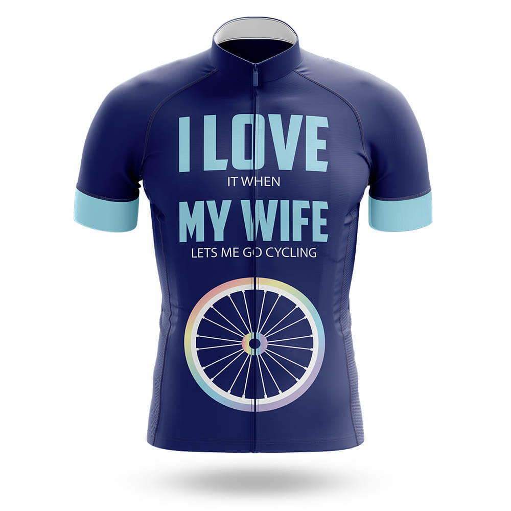 I Love My Wife V7 - Men's Cycling Kit-Jersey Only-Global Cycling Gear