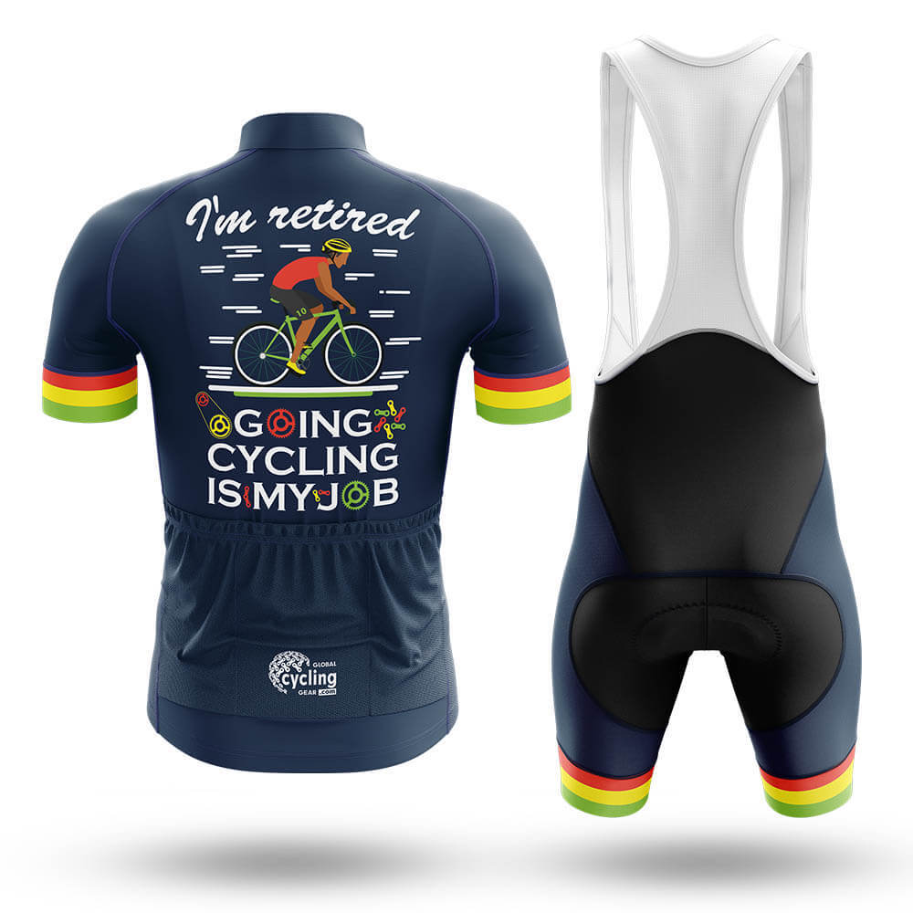 I'm Retired V2 - Men's Cycling Kit-Full Set-Global Cycling Gear