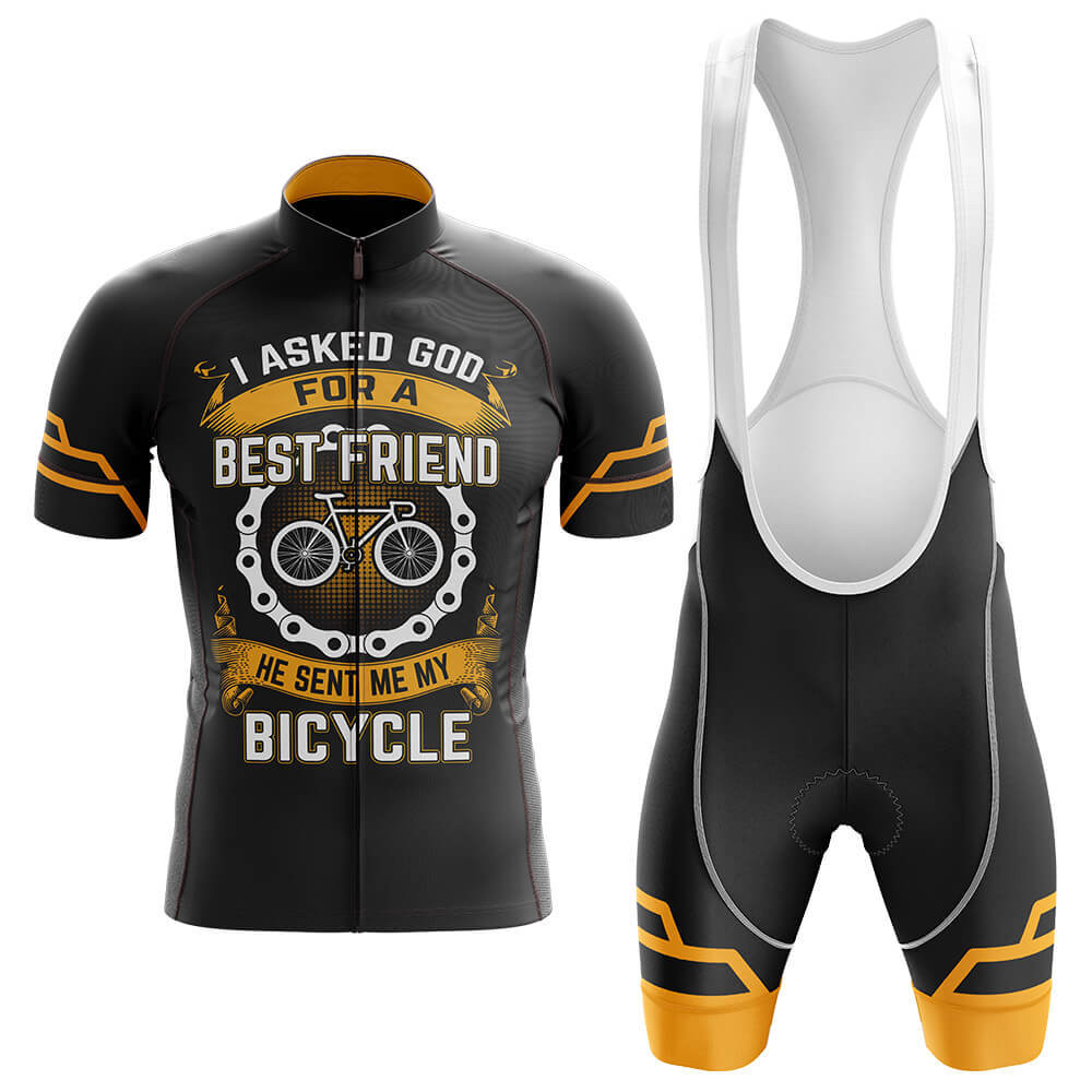 God Sent Me A Bicycle - Men's Cycling Kit-Full Set-Global Cycling Gear