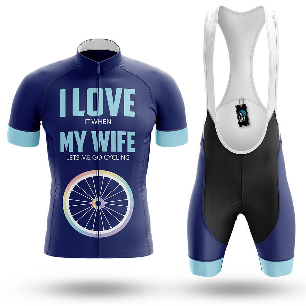 I Love My Wife V7 - Men's Cycling Kit-Full Set-Global Cycling Gear