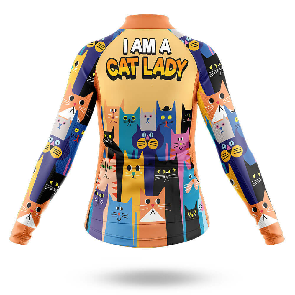 I Am A Cat Lady - Cycling Kit-Full Set-Global Cycling Gear
