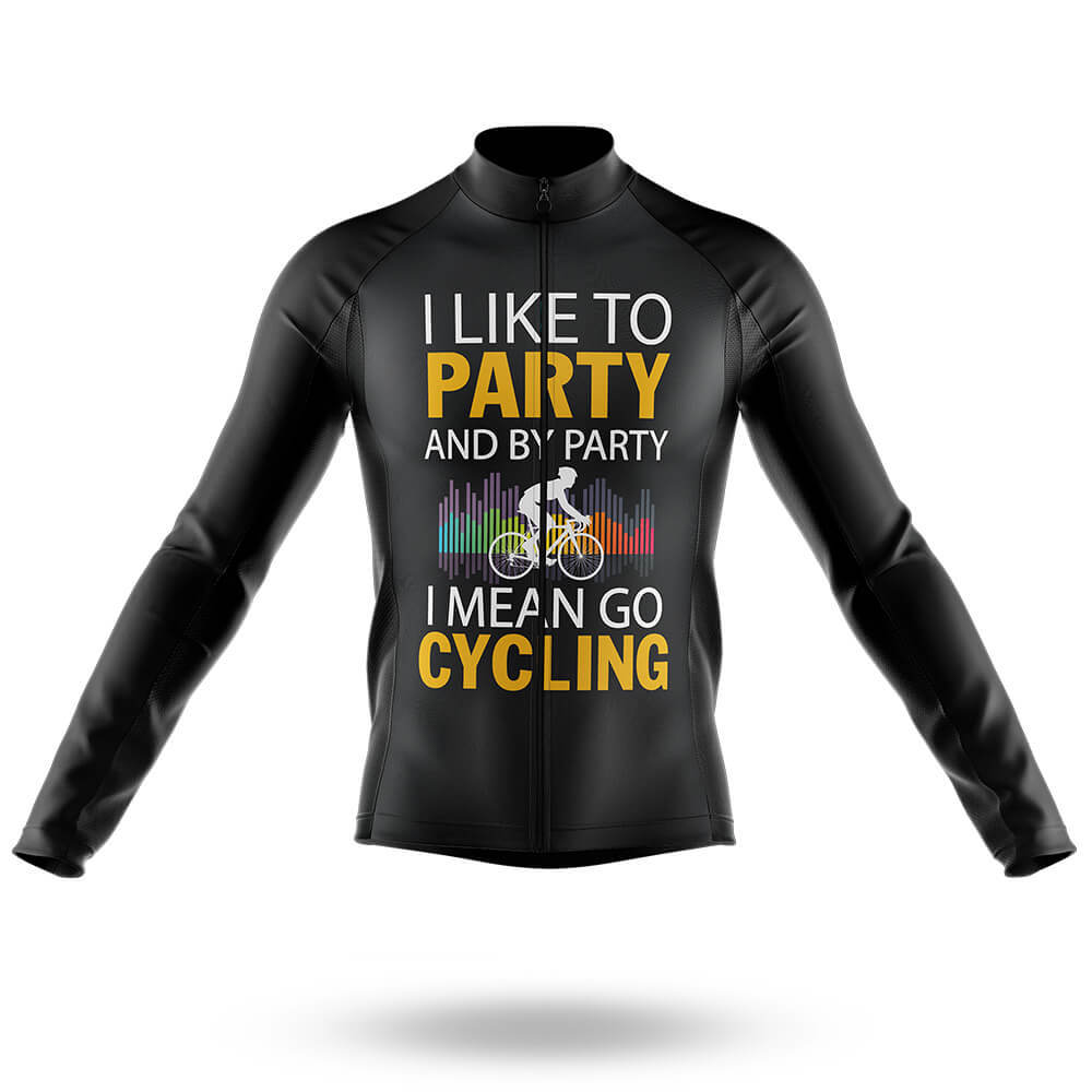 Cycling Party - Men's Cycling Kit-Long Sleeve Jersey-Global Cycling Gear