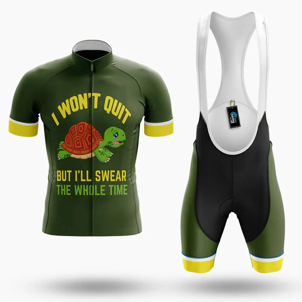 I Won't Quit - Men's Cycling Kit-Full Set-Global Cycling Gear