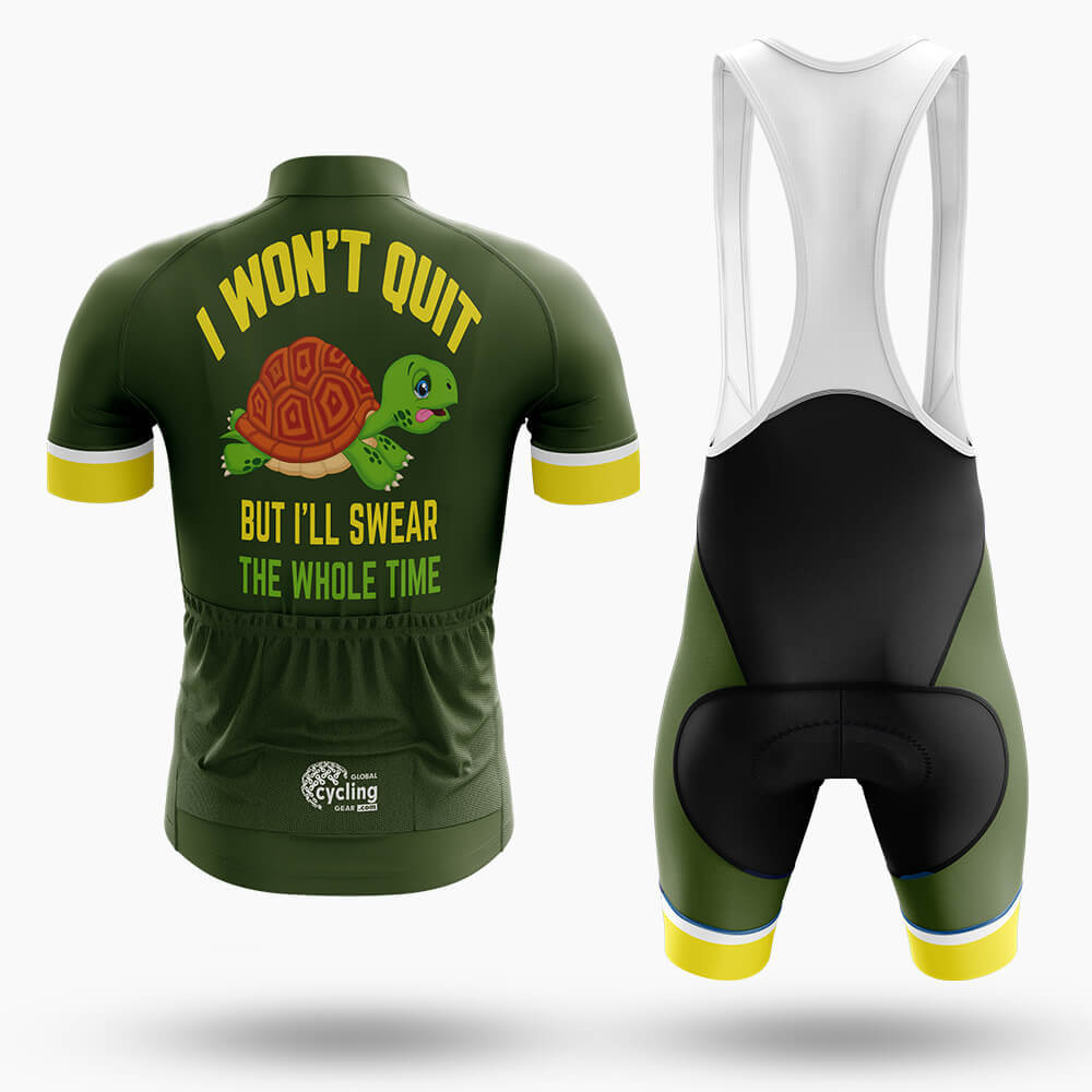 I Won't Quit - Men's Cycling Kit-Full Set-Global Cycling Gear
