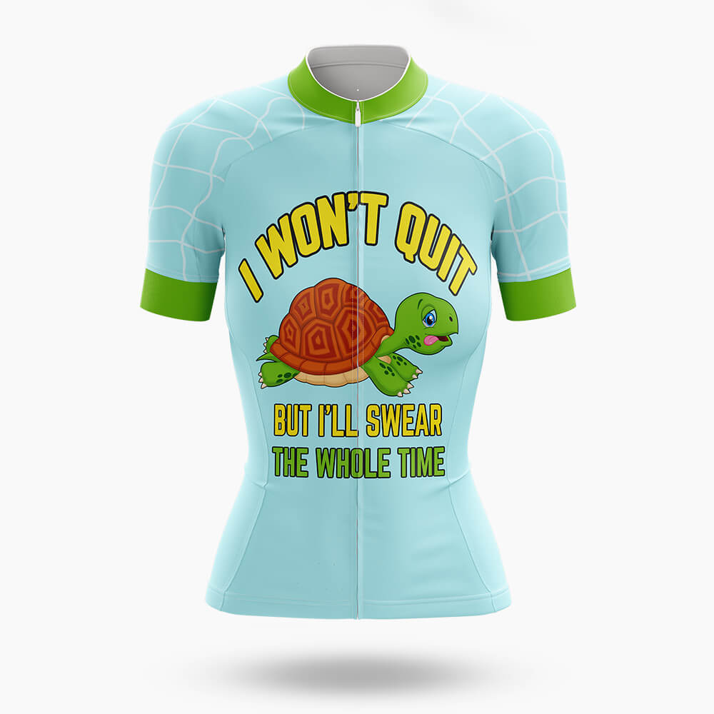 I Won't Quit - Women's Cycling Kit-Jersey Only-Global Cycling Gear